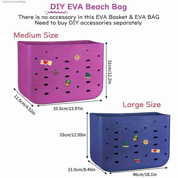 Altre borse Clutch Borse Nuove borse da spiaggia Eva a colori Solido Eva Borse in gomma alla moda Portable Eva borse