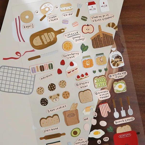 Koreanischer Import Original Suatelier Daily Sticker Scrapbooking DIY Journal Stationery Sticker Planer Dekor Kunstversorgungen Materialien