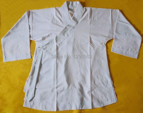 Taoistische Uniformen Tai Chi Kleidung Sets Dobok Anzüge Kung Fu Kampfkunst Kleidung Wudang Taoismus Robe Blau/Weiß hohe Qualität