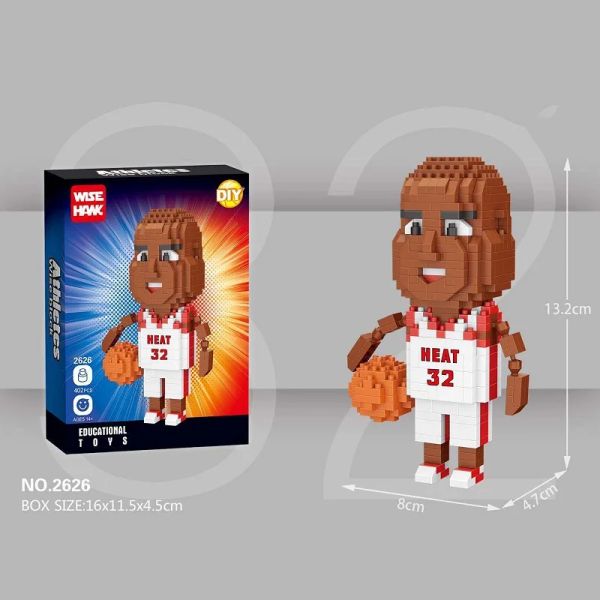 Новый баскетбольный идол 3D -модельный строительный блок баскетболист