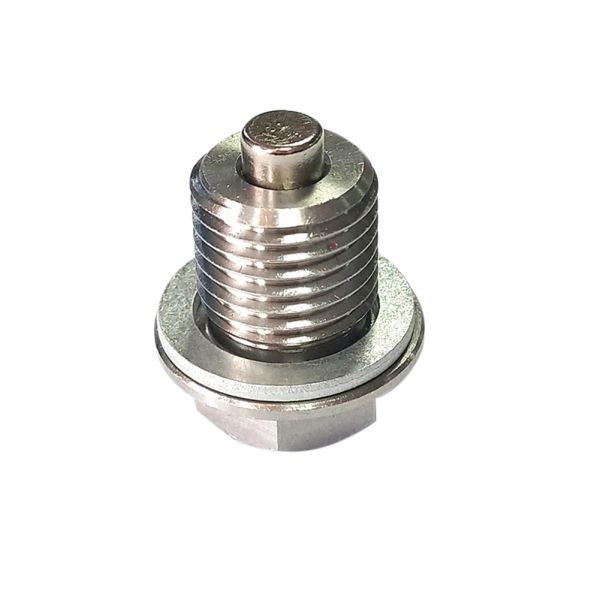 M18/M16/M14*1,5 M12*1,25 Magnetische Ölabflussstopp Neo Magnete Ölabflussmutter -Abflussschraube Silber Silber