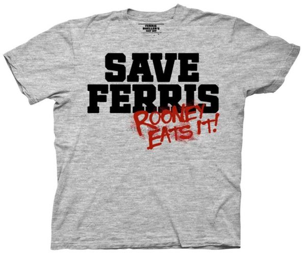 Ferris Bueller Tag freie Save Ferris Rooney ess Herren T -Shirt MediumTop