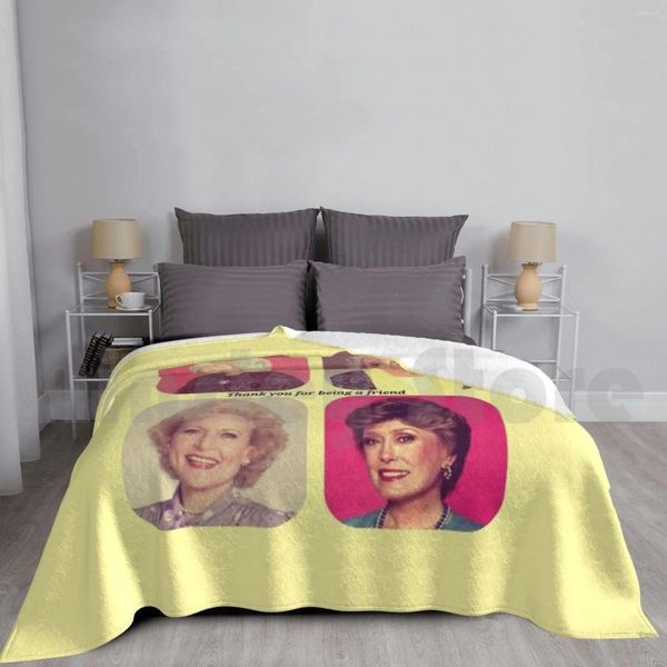 Coperte soggiornare Golden Girls Coperte per divano letto Viaggio Rose Dorothy Sophia Blanche Miami