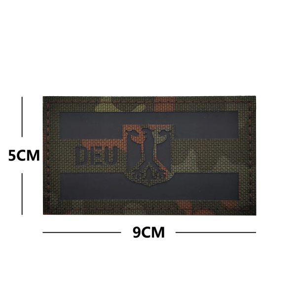 IR German Flag военный рюкзак Deu Patch Tacical Armbant Offerice Outdoor с крючком и петлевыми пластами для одежды для одежды