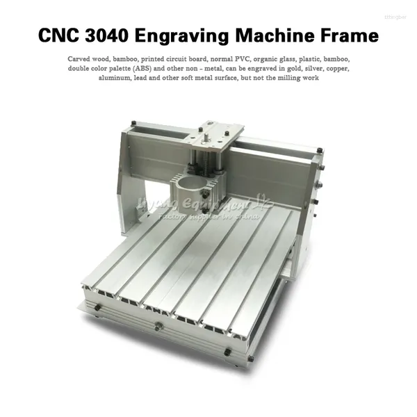 Mini CNC Çerçeve 3040 Z-DQ KURUL VIDACI 400X300mm Yönlendirici Ahşap Gravür Delme Freze Makinesi