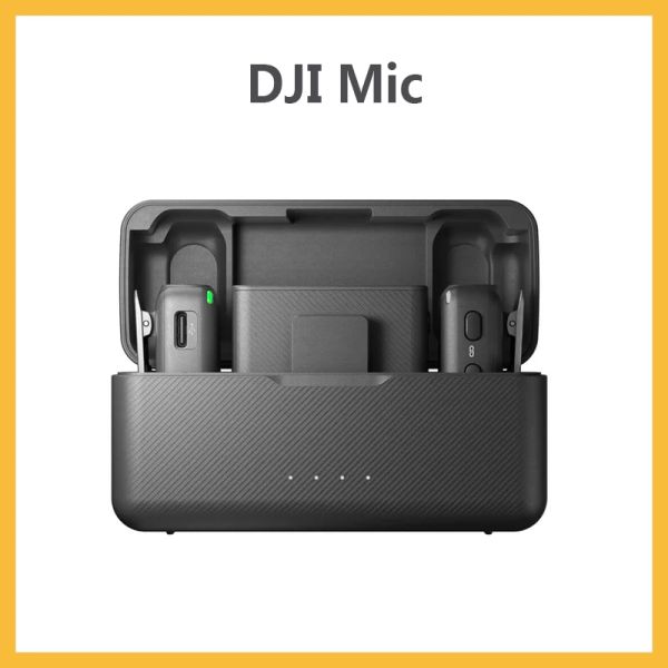 Kameralar DJI MIC 250m Şanzıman Aralığı Çift kanallı kayıt 15 saat pil ömrü taşınabilir ve kompakt geniş uyumluluk