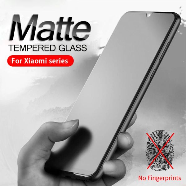 Protetor de tela fosco para xiaomi mi 11 lite 5g ne 11t 9t 10 t 10t 11i vidro protetor poco x3 pro nfc m3 m4 f3 gt c31 m2 filme