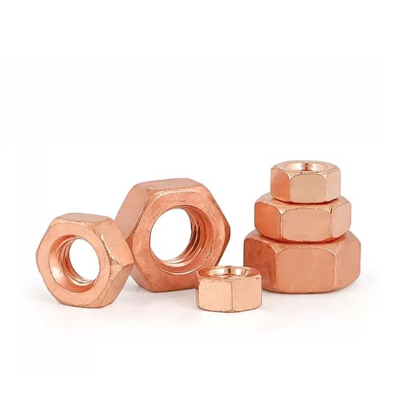 Red Copper Hexagonal Nut/Bloqueio Tampa de parafuso M3M4M5M6M8