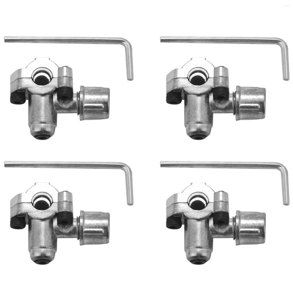 Tigelas 4 Pacote BPV-31 Válvula de piercing Tap Kits Ajustável para ar condicionado HVAC 1/4 polegada 5/16 3/8 Tubing