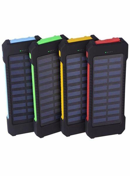 Banca di energia solare della bussola impermeabile in fabbrica 20000 mAh Caricatore della batteria del cellulare universale con torcia LED e campeggio bussola 1295821