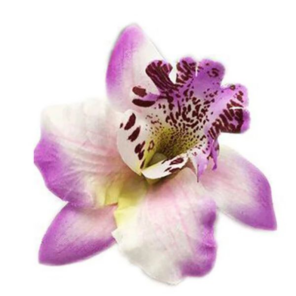 Blumenhaarclip Thai Orchid Hair Accessoires Hochzeitshaarclip für Frauen Styling Werkzeug Haarnadelhaarklemme Haarseitenclip