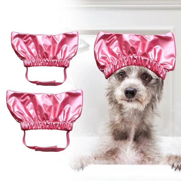 Orello di abbigliamento per cani per il proprietario Cappelli abbinati da bagno Cani da doccia con decorazioni di compleanno del cappello da chef regolabili