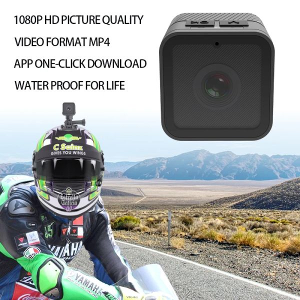 Câmeras Mini Câmera sem fio WiFi Hotspot DV Sport Out Outdoor Car HD 1080P Ação de Ação do Gravador 128g Download Hot Sale Hotspot Portable Hotspot