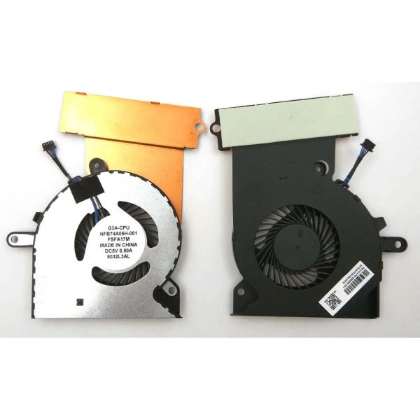 PADS NOVO PARA HP OMEN 15CE 15CE010CA 15CE020CA 15CE030CA 15CE051NR CPU RECULING FAN 929455001 NFB74A05H001