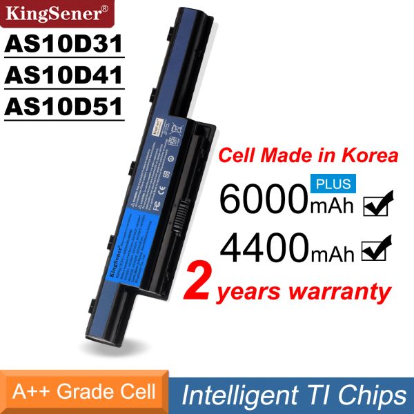 Батареи Kingsener Новая батарея ноутбука для ACER 4741G 5741 AS10D31 AS10D41 AS10D51 AS10D61 AS10D71 AS10D73 AS10D75 AS10D3E AS10D5E AS10D81