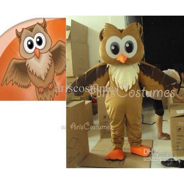 Maskottchen Kostüme Schaum süße lustige Eulen Vogel Cartoon Plüsch Weihnachtskleid Halloween Maskottchen Kostüm