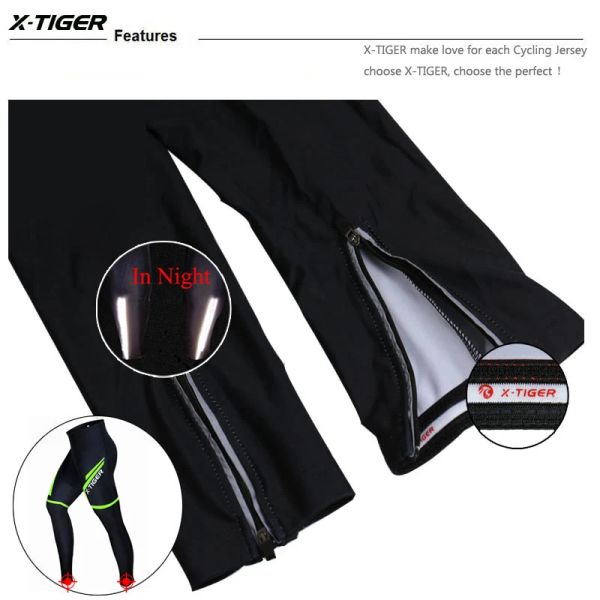 Pantaloni ciclistici x-tigre uomo autunno motospilline mtb pantaloni per biciclette per biciclette di pezzetto 5D gel imbottito imbottito tigri ciclistiche in discesa rapida