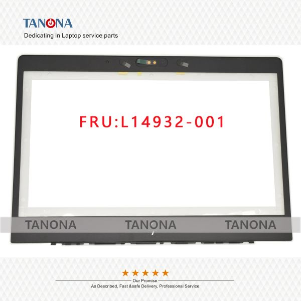 FRAMENTOS ORIGINAL NOVO L14932001 BLK PARA HP ELITEBOOK 735 G5 830 G5 Laptop LCD Fronteiro Moldura da moldura Tampa da moldura do gabinete de alojamento B Tampa