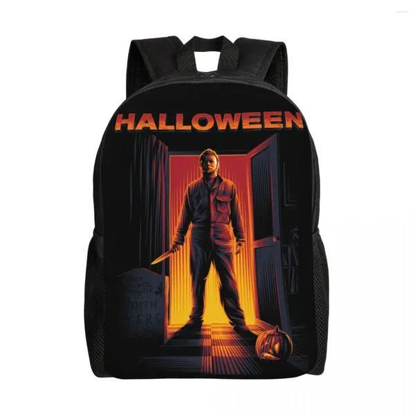 Backpack Halloween Horror Movie Travel Men Women School Computer Bookbag College Student Daypack Bags