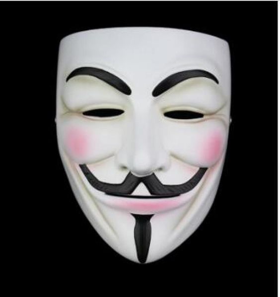 Hochwertige V für Vendetta Mask Resin Collect Home Decor Party Cosplay -Objektive Anonymous Mask Guy Fawkes6225214