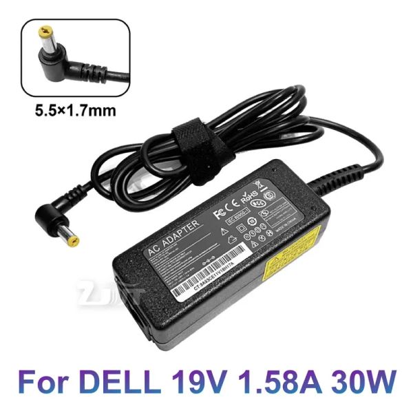 Адаптер 19 В 1,58a 5,5*1,7 30 Вт AC Ad Adapter Зарядное устройство для Dell Inspiron Mini 1011N 1011V 1012 1012N 1012V DA30B19 FSP030DQDA1