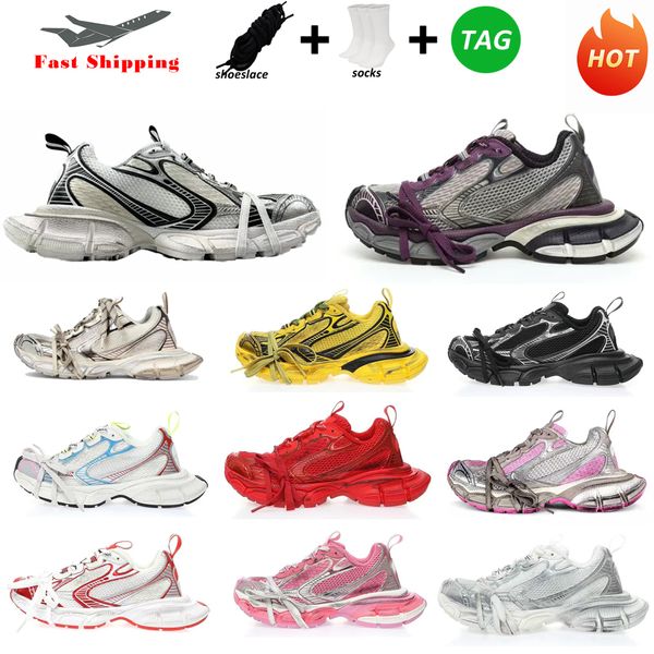 Top Casual Shoe Shoe Designer Runners Shoes Track 7.0 Sport Sneakers Triple 7.0 Runner Sneaker Tracks7 Tess Gomma Paris Speed Platform Fashion Sports Outdoor Sports Dimensioni 35-46