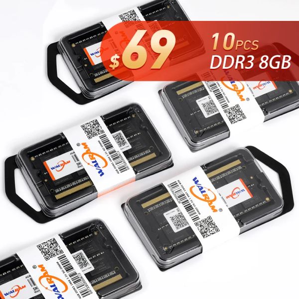RAMS WALRAM NOVA MEMÓRIA RAM RAM DDR3 DDR3L Notebook Memória Sodimm compatível com Intel e AMD 4GB 8GB 1333MHz 1600MHz 1866MHz 1,5V 1,35V