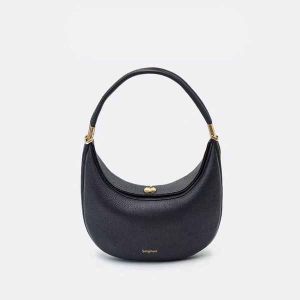 Hochwertige Songmont Crescent Half Moon Luna Bag Luxus Handtasche Designer -Taschen Kalb