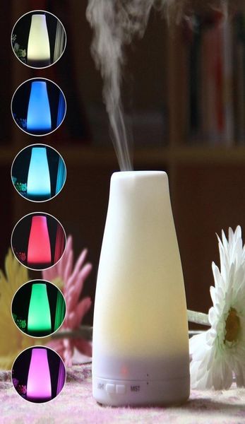 Diffusore essenziale colorato da 100 ml di olio essenziale aroma portatile diffusore diffusore a led luce notturna ad ultrasuoni fresco a nebbia fresca aromat3918279