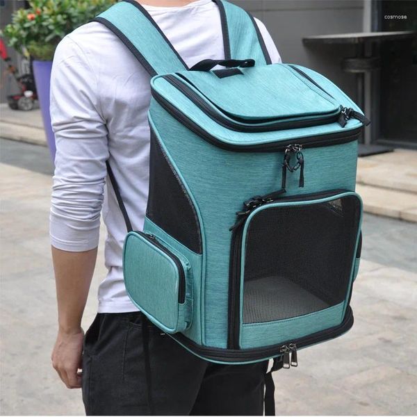 Katzenträger Haustierträger -Rucksack für kleine Hundekatzen Bag Faltbares Reisen Außentaschen Tier Transportwerkzeug
