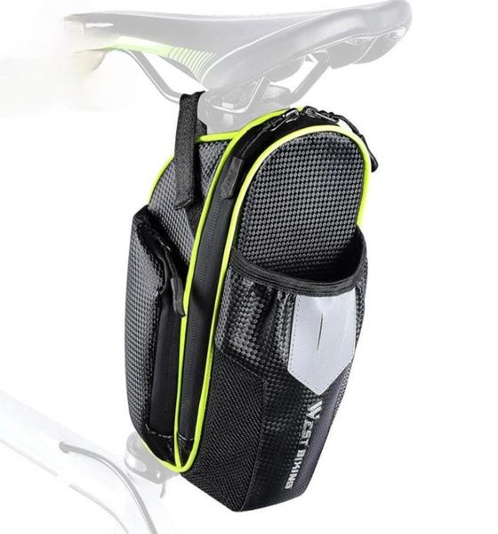 Bicicleta de estrada Ferramentas de chaleira à prova d'água Bolsas de cauda MTB Bike traseira Bolsa de ciclismo Back Back Bath Garrafas de água Capinhas1659182