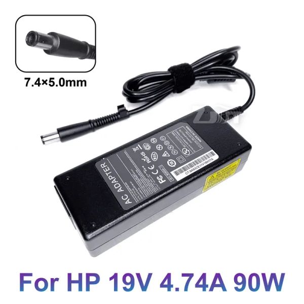 Adattatore 19V 4,74a 7,4*5,0 mm 90w AC Adattatore Adattatore Caricatore di potenza per laptop per HP Pavilion Dv5 DV6 6535S 6570B 6910p Probook 430 G1 G2