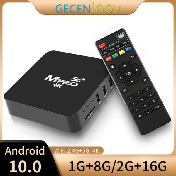 Caixa MXQ Pro 4K Android 10.1 TV Box Rockchip 3229 3D Smart TV Box 2.4g WiFi Quadcore Multimedia Player Set Top Box