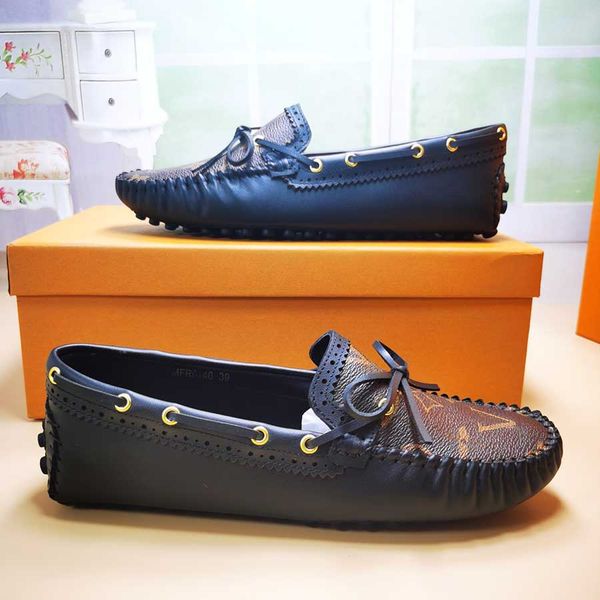 Мужские туфли водителя Moccasin Loafers Дизайнерские повседневные туфли