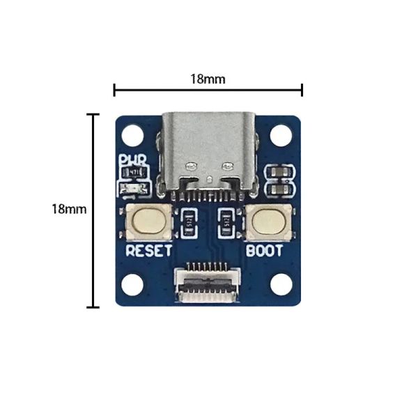 RP2040-Tiny Kit Geliştirme Kurulu Modülü RP2040 Sıfır Raspberry Pi Pico USB Tip C Arayüz