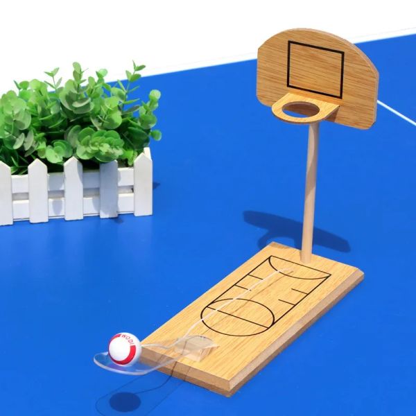 Mini gioco da tavolo in legno Bowling Sports per bambini giocattoli per bambini adulti Desktop Battle Board Game Game Table Game Regalo Game