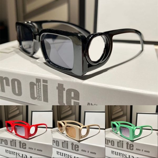 Occhiali da sole di lettere designer per donne occhiali creativi Protezione UV moderna gafas de solf fashion lussuosa occhiali da sole telaio acetato pj071 c23