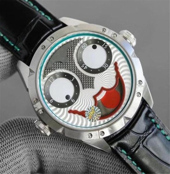 Модельеры дизайнеры дизайнеруют последние и странные часы в стиле, который является серьезным практическим, а не ярким с высокой точностью 3447454