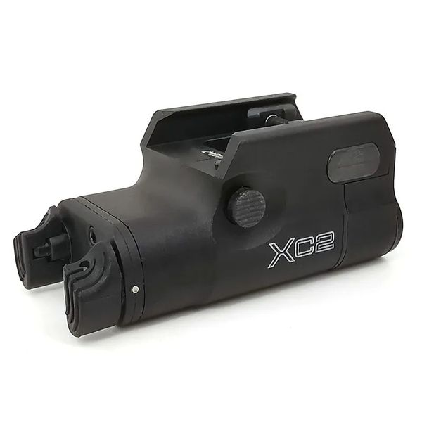 Taktik El feneri LED Meşale Işık XC2 Ultra Kompakt Tabanca El Feneri Combo Kırmızı Dot Lazer Airsoft