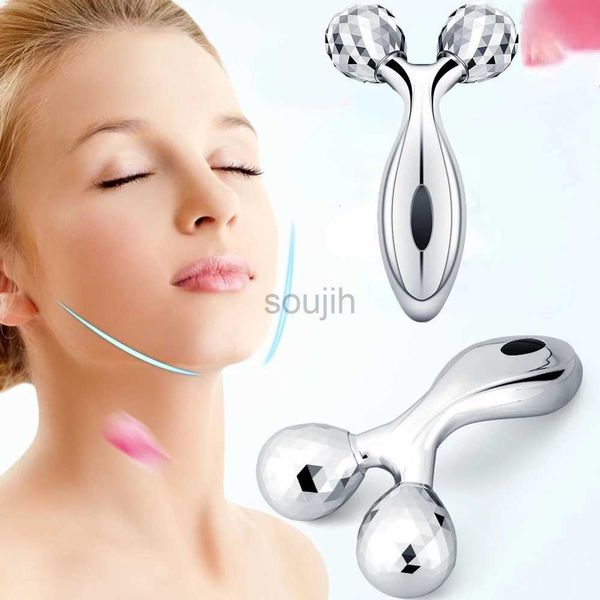 Massager del viso Massager a rulli 3D Massagi facciale Y Forma 360 Ruotare il corpo sottile Siorimento di rilassamento Sollevamento MASSEGGIO VERIVAMENTO 240409 240409