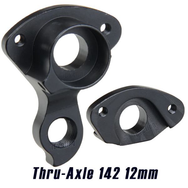 Cabide traseiro do desviador 135x10mm 142x12mm gancho para trinx oem mtp eixo de bicicleta de montanha através da liga rápida liga