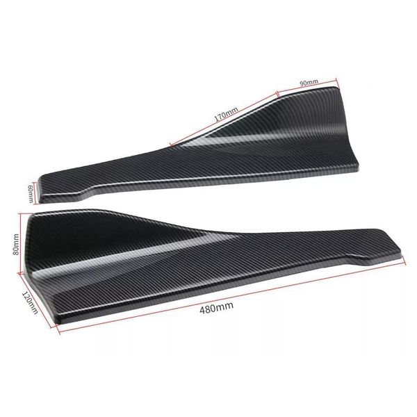 Universal Car Side Rock Stoßfänger Spoiler -Splitter -Beschützer für Mercedes W164 BMW Accessoires BMW F22 Golf GTI MK7 W177