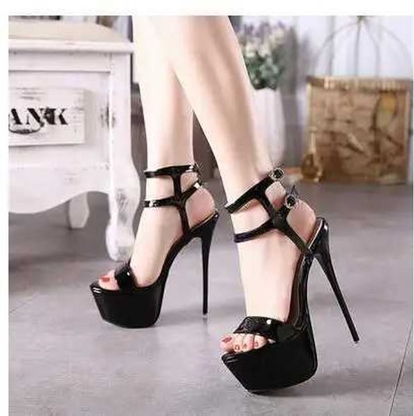 Scarpe eleganti aneikeh New 2024 Summer Sandals Summer SEXY OPENT TEAD ALTA TELLE PARTY NATTRALE NATTERA DEMBIE DOME DOMENA BLICE E NERO H240409 J1WA