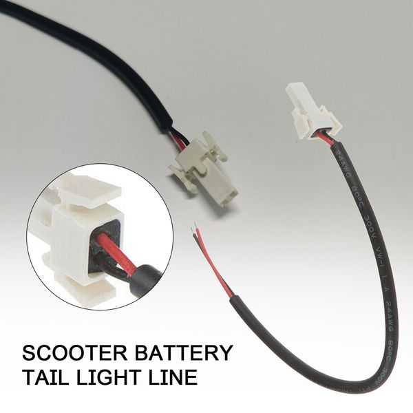 Умный светодиодный задняя кабель, кабель прямой заглушки для электрического скутера, складная батарея, устойчивость к износу для Xiaomi Mijia M365