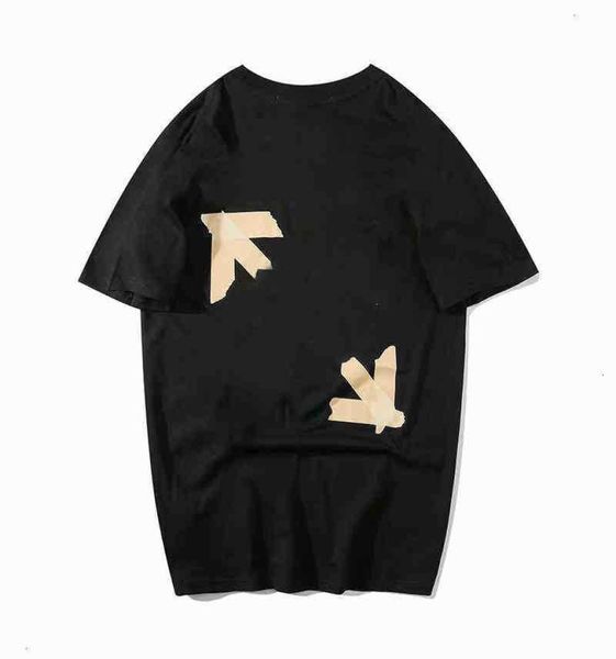 2022 Designer masculino camiseta de verão fora do homem casual Tees Womens com cartas imprimem mangas curtas vendem roupas de luxo de hip hop nzd45756226