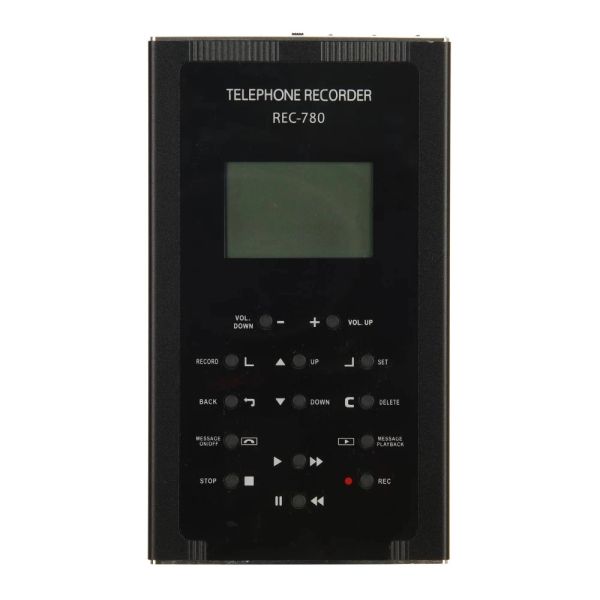 Recorder Digital Fixed Telefonaufzeichnungsbox LCD Display Support Support SD -Karten Automatische Aufzeichnung Tragbarer Festnetzbericht -Anrufrekorder