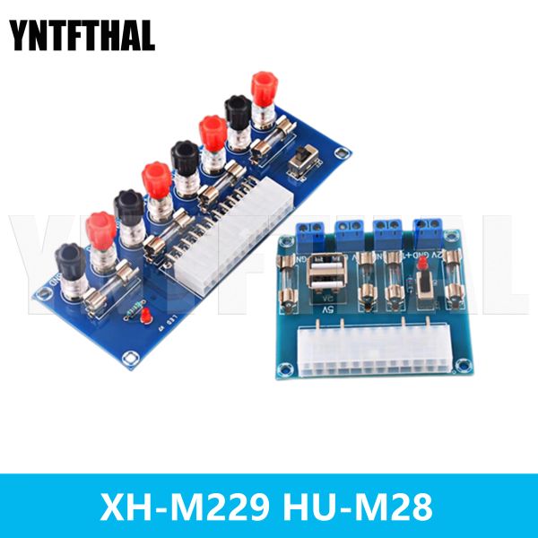 XH-M229 HU-M28 PC Desktop Trasferimento ATX di alimentazione ATX al modulo di uscita del circuito di alimentazione della scheda adattatore 24pin.