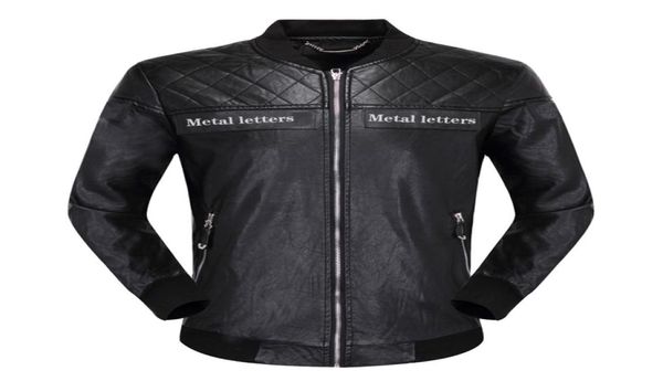 Männer Lederschädel Faux Leder Jacke Herren Reißverschluss Slim Fit Short Hip Hop Casual Outsider Sport Designer Motorradmantel Black Bike7573528