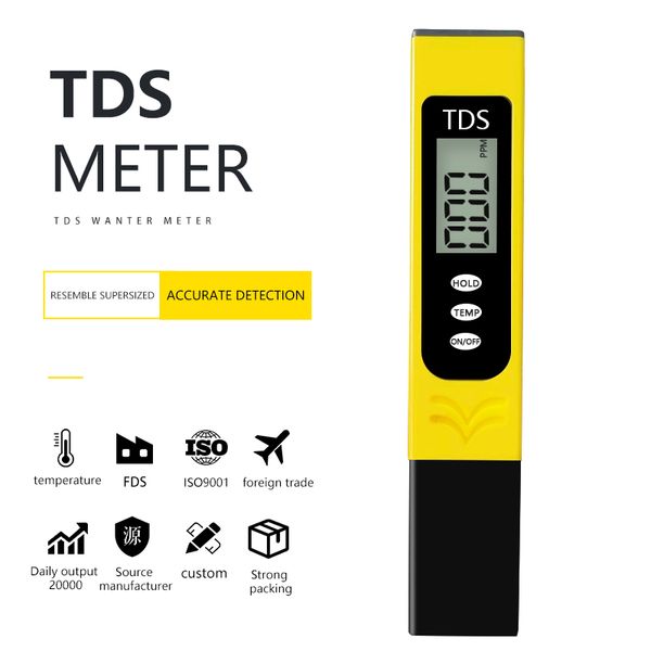 PH Digital PH TDS METER Set per tester TDS TESTre per test di qualità dell'acqua per l'acquario TDS PH METER