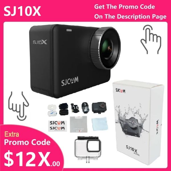 Telecamere sjcam sj10x supersmooth gyro remoto fotocamera Novatek 96683 Chipset + IMX117 4K/24FPS WiFi Live Streaming Sports Camera DV